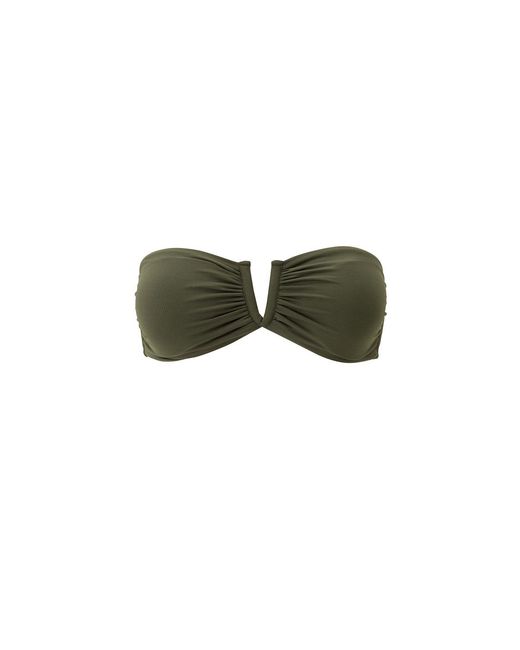 Melissa Odabash Green Alba Bikini Top