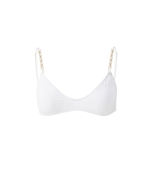 Melissa Odabash White Lima Bikini Top