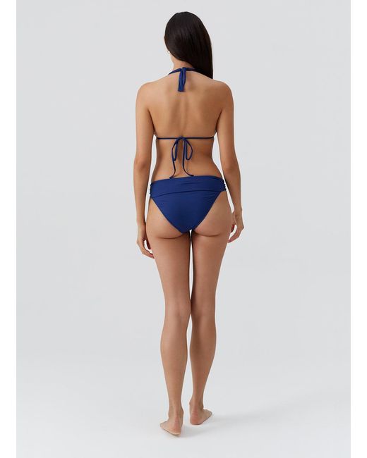 Melissa Odabash Blue Grenada Marine Bikini Bottom