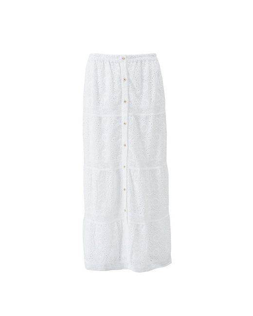 Melissa Odabash White Novie Skirt