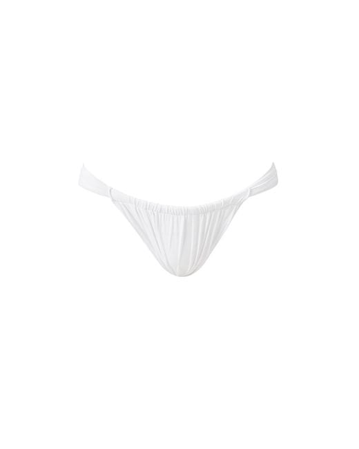 Melissa Odabash White Exclusive Corvo Bikini Bottom