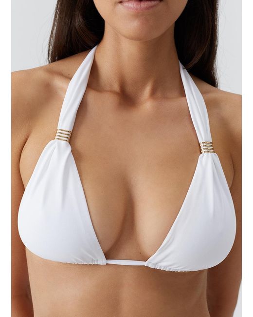 Melissa Odabash White Grenada Bikini Top