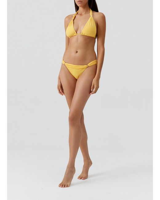 Melissa Odabash Yellow Grenada Sunflower Bikini Bottom