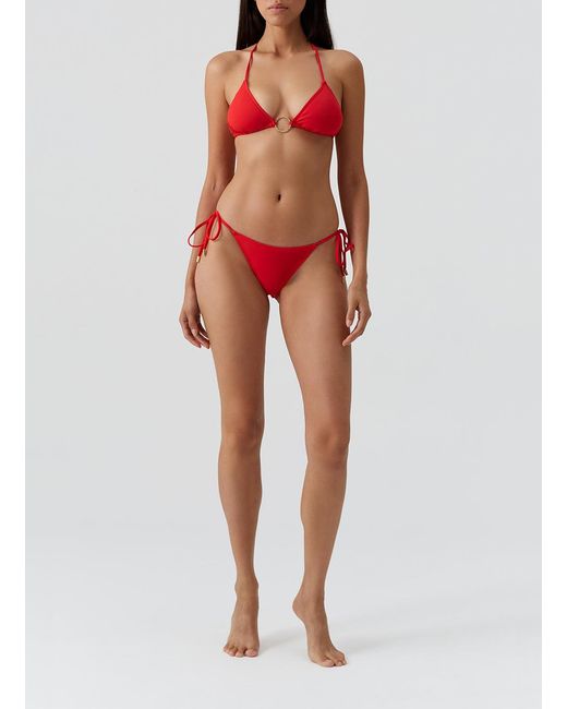 Melissa Odabash Red Miami Bikini Bottom