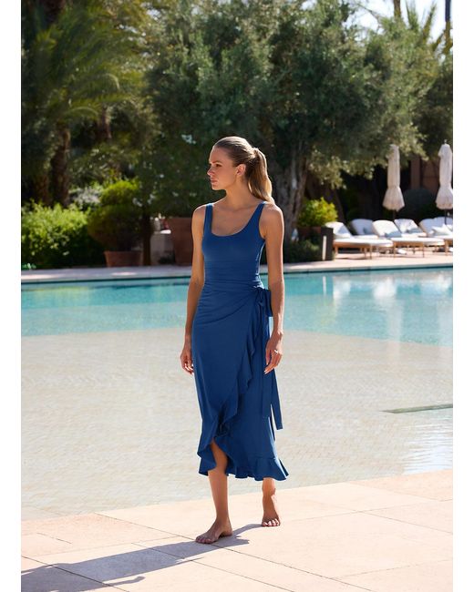 Melissa Odabash Blue Cassidy Marine Skirt