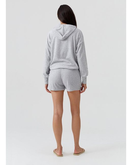 Melissa Odabash Gray Laura Shorts