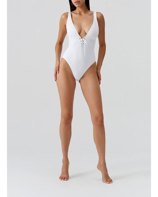 Odabash UK White Tortuga Swimsuit