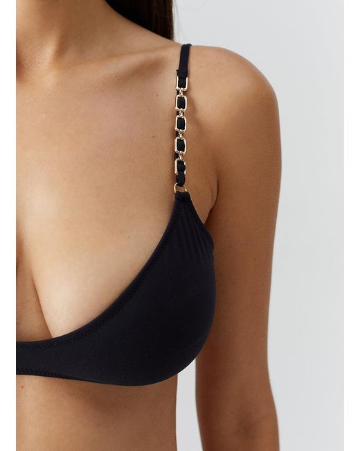 Melissa Odabash Blue Lima Bikini Top