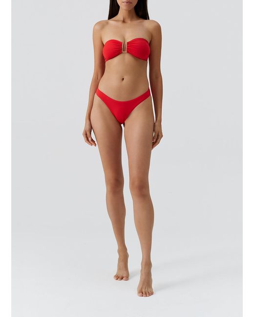 Melissa Odabash Red Barcelona Bikini Top