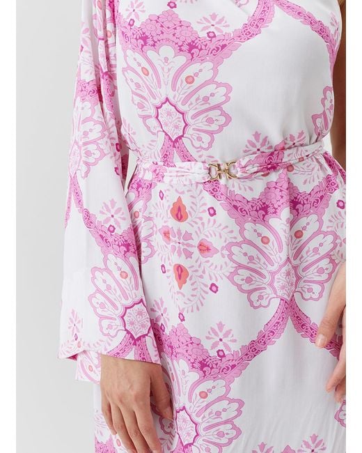 Melissa Odabash Pink Calista Florian Dress