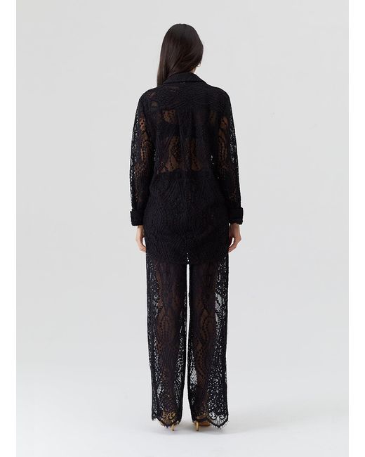 Melissa Odabash Black Aliyah Shirt