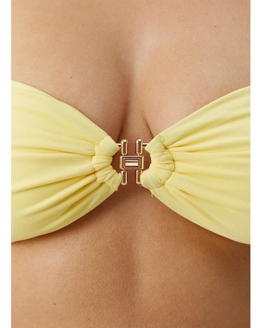 Melissa Odabash Yellow Istanbul Bikini Top