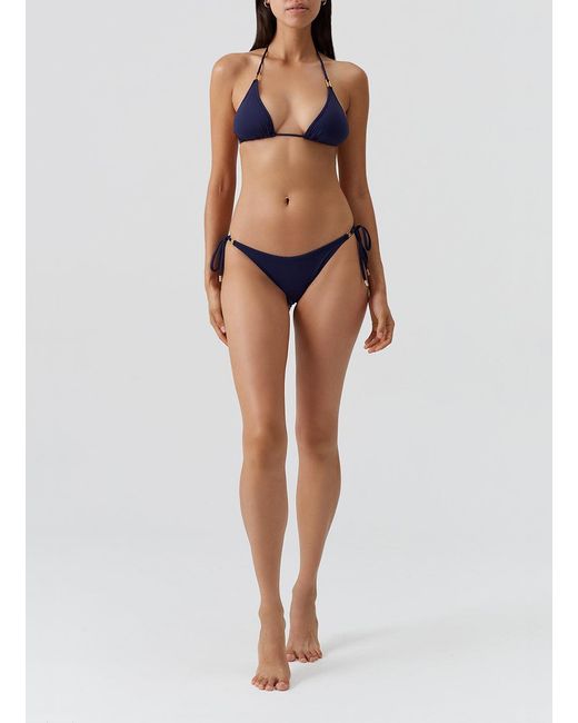 Melissa Odabash Blue Cancun Bikini Top
