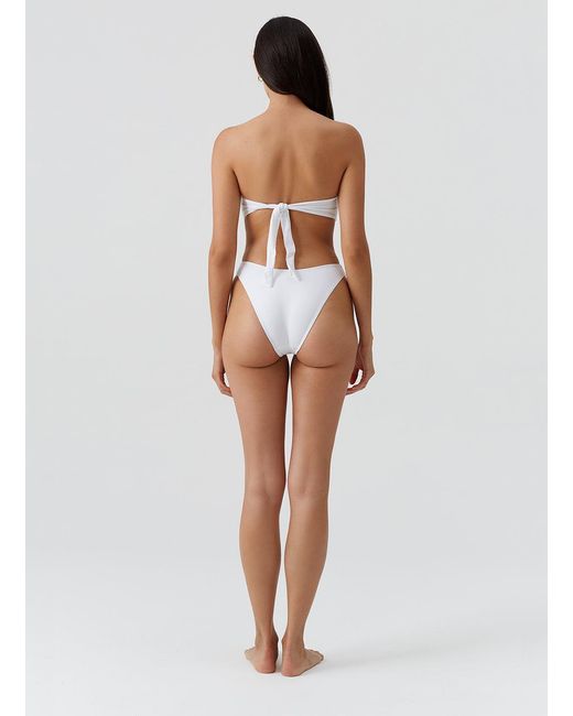 Melissa Odabash White Exclusive Noto Bikini Bottom