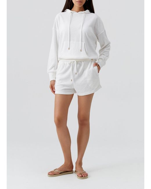 Melissa Odabash White Laura Shorts