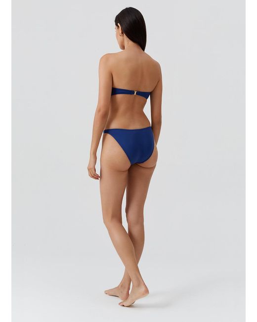 Melissa Odabash Blue Alba Marine Bikini Bottom