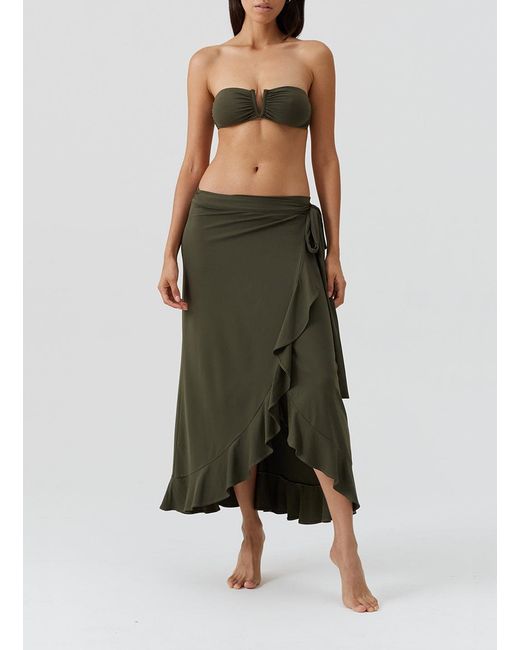 Melissa Odabash Green Cassidy Skirt