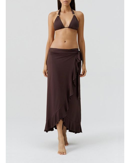 Melissa Odabash Purple Cassidy Skirt