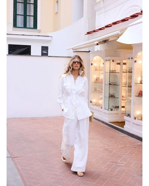 Melissa Odabash White Ariel Shirt