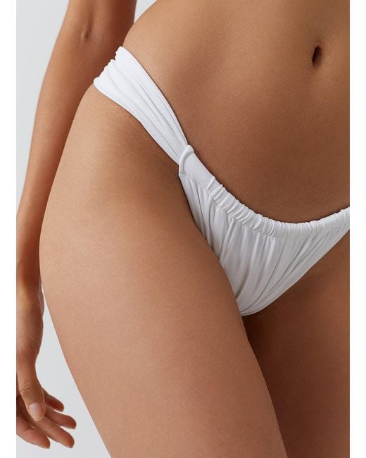 Melissa Odabash White Exclusive Corvo Bikini Bottom