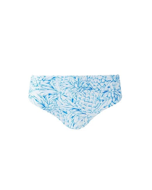 Melissa Odabash Blue Bel Air Pineapples Bikini Bottom