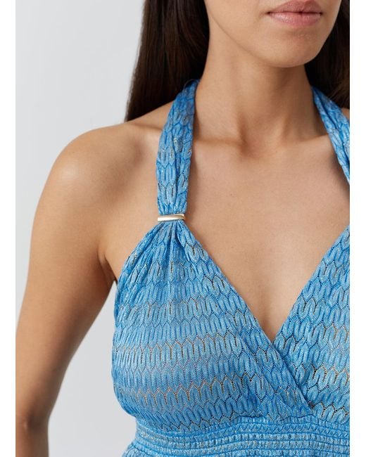 Melissa Odabash Blue Mariah Ocean Dress
