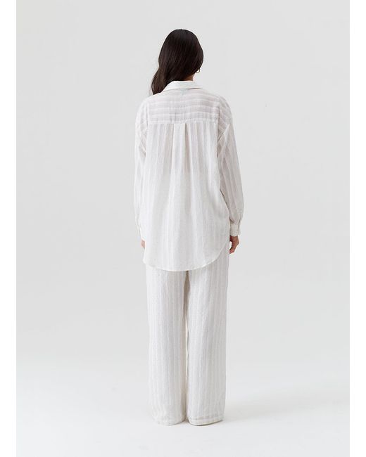 Melissa Odabash White Ziggy Shirt