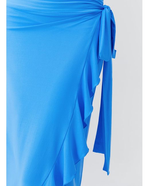 Melissa Odabash Blue Cassidy Ocean Skirt