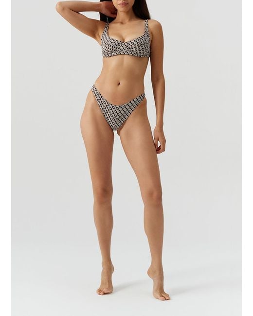 Melissa Odabash Metallic Exclusive Noto Chain Bikini Top