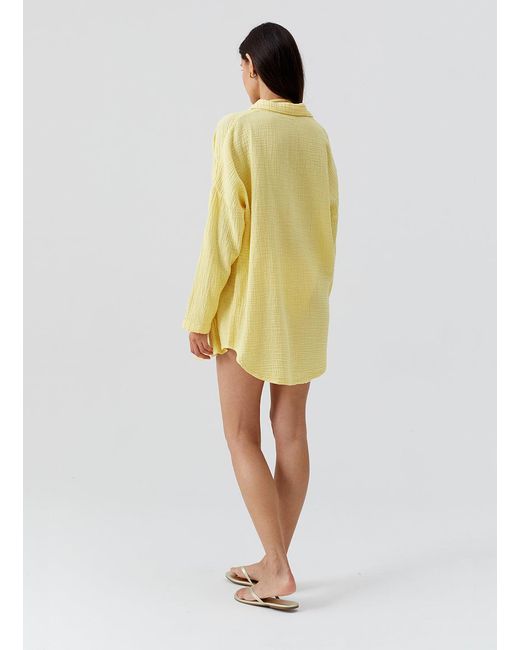Melissa Odabash Yellow Elena Top