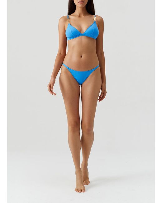 Melissa Odabash Blue Mexico Ocean Bikini Top