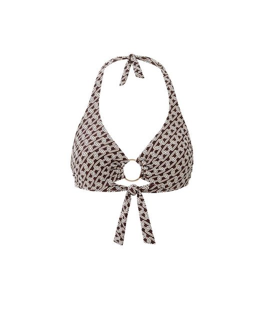 Melissa Odabash White Brussels Chain Bikini Top