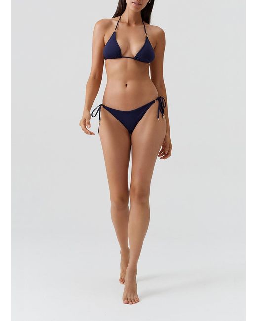 Melissa Odabash Blue Cancun Bikini Top