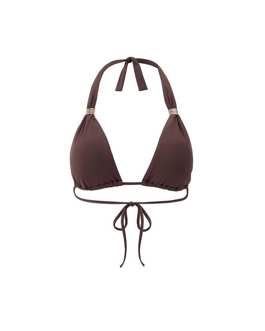 Melissa Odabash Brown Grenada Bikini Top