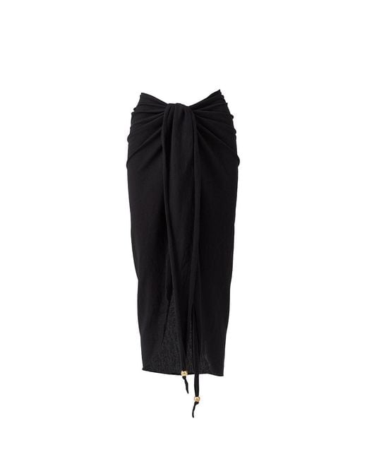 Melissa Odabash Black Winnie Skirt