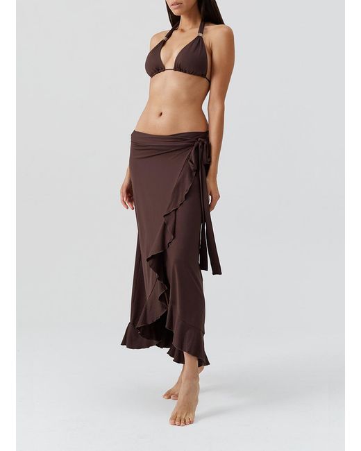 Melissa Odabash Purple Cassidy Skirt