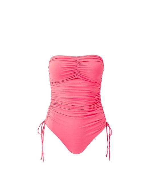 Melissa Odabash Pink Sydney Coral Swimsuit