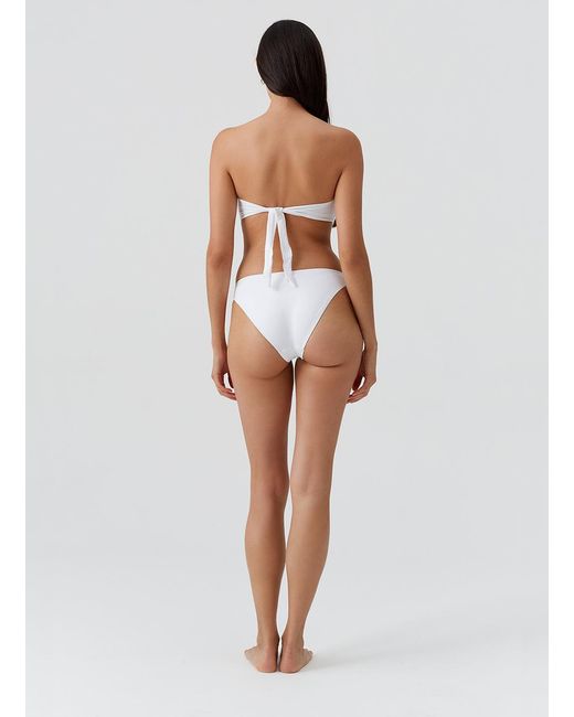 Melissa Odabash White Barcelona Bikini Top