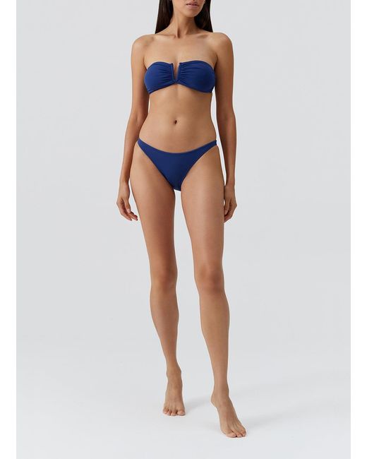 Melissa Odabash Blue Alba Marine Bikini Bottom