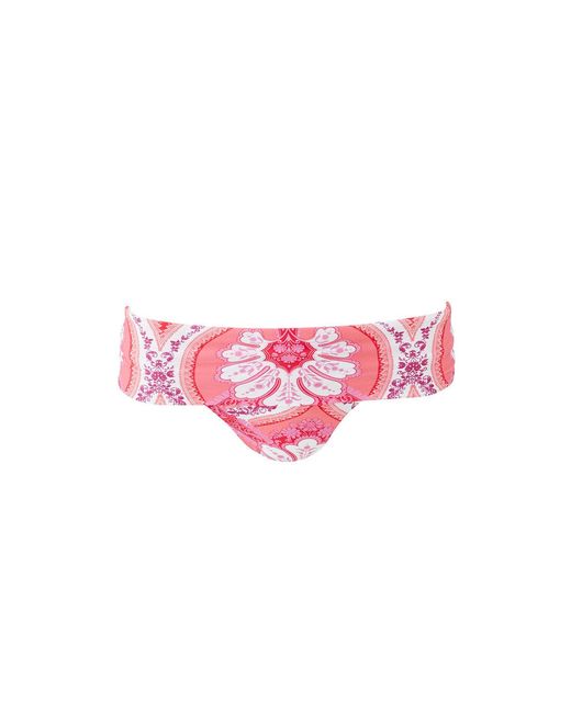 Melissa Odabash Pink Brussels Ornate Bikini Bottom