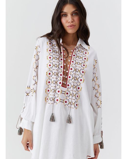 Melissa Odabash White Tamsin Top