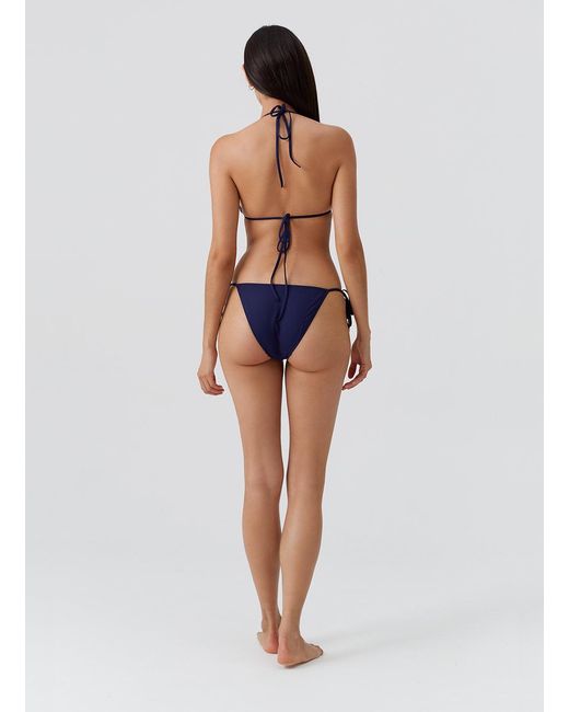 Melissa Odabash Blue Miami Bikini Top