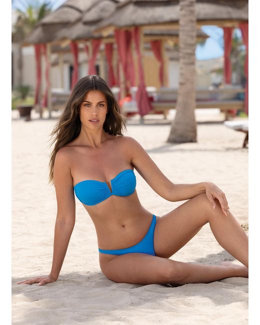 Melissa Odabash Blue Alba Ocean Bikini Top