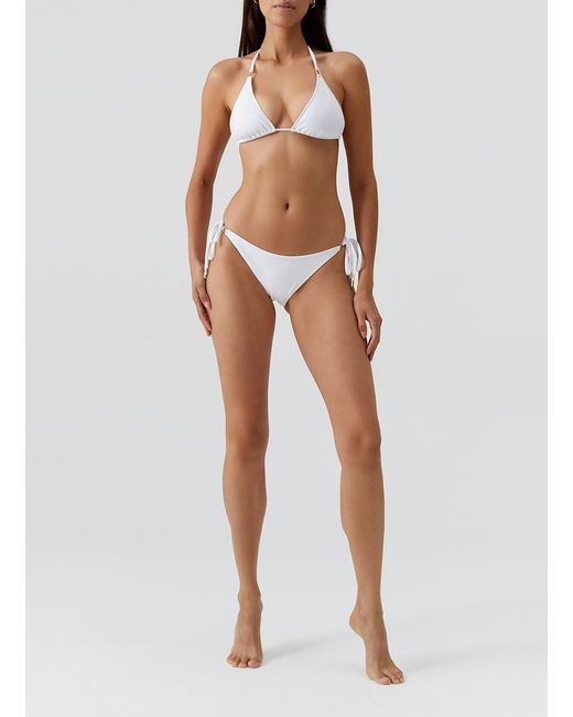 Melissa Odabash White Cancun Bikini Bottom