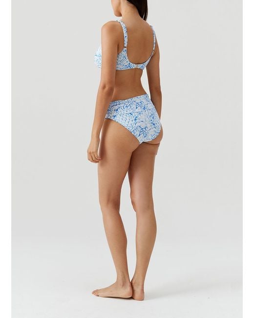 Melissa Odabash Blue Bel Air Pineapples Bikini Top