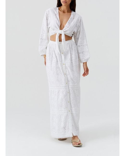Melissa Odabash White Novie Skirt