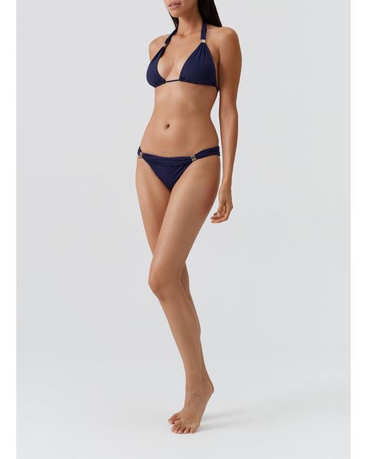 Melissa Odabash Blue Grenada Bikini Bottom