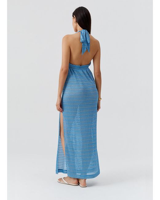 Melissa Odabash Blue Mariah Ocean Dress