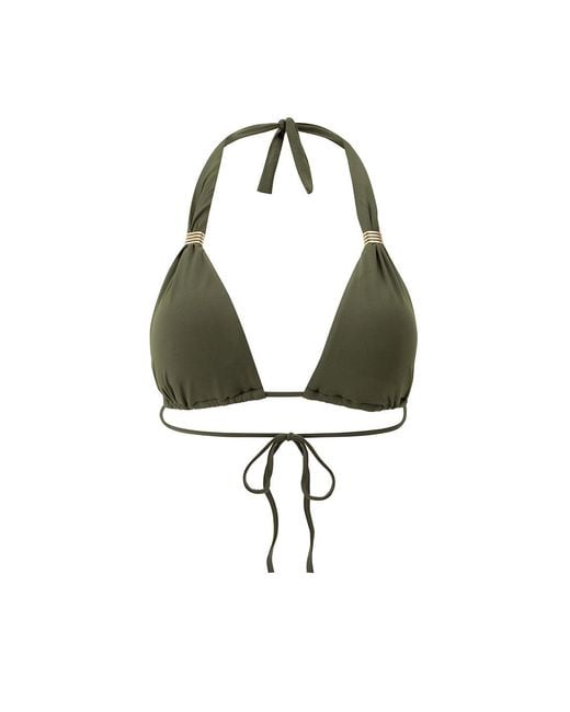 Melissa Odabash Green Grenada Bikini Top