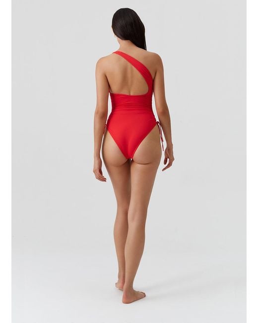 Odabash UK Red Polynesia Swimsuit